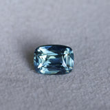 2.04CT ELONGATED CUSHION MADAGASCAR SAPPHIRE, PARTI LIGHT TEAL, UNTREATED, 7.6X5.6X4.7MM