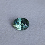 2.05CT OVAL MADAGASCAR SAPPHIRE, TEAL GREEN, UNTREATED, 8.23X6.51X4.79MM