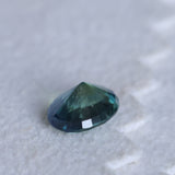 2.05CT OVAL MADAGASCAR SAPPHIRE, TEAL GREEN, UNTREATED, 8.23X6.51X4.79MM