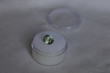 2.57CT FANCY PRECISION CUSHION MONTANA SAPPHIRE, PARTI OLIVE GREEN AND GOLD, 8.82X7.54X5.37MM - APPRAISED STONE
