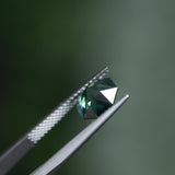 2.34CT MADAGASCAR OCTAGON SAPPHIRE, DEEP TEAL, 8.65X7.99X4.90MM