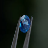 2.74CT OVAL MADAGASCAR SAPPHIRE, ROYAL BLUE WITH TEAL, UNTREATED, 9.5X6.7X5.1MM