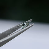 1.06CT ROUND MONTANA SAPPHIRE, LIGHT PARTI YELLOW BLUE, UNTREATED, 6.1X4MM