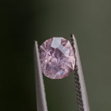 1.00CT PRECISION CUT OVAL MONTANA SAPPHIRE, FLORAL PINK AND PURPLE, 6.3X5.3X3.9MM, UNTREATED