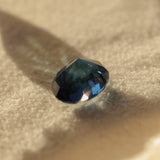 4.10CT OVAL MADAGASCAR SAPPHIRE, DEEP TEAL, UNTREATED, 10.2X8.3X6.2MM