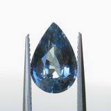 2.53CT PEAR MADAGASCAR SAPPHIRE, PURPLE-BLUE, 10.9X7.2X4.4MM