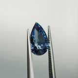 2.53CT PEAR MADAGASCAR SAPPHIRE, PURPLE-BLUE, 10.9X7.2X4.4MM