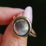 Cortez Pearls® Bezel Wave Rings in 14k Yellow Gold