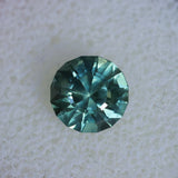 2.20CT ROUND MONTANA SAPPHIRE, TEAL GREEN, 7.41X5.3MM