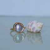 Cortez Pearls® Bezel Wave Rings in 14k Yellow Gold