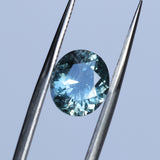 2.40CT OVAL MONTANA SAPPHIRE, DUSTY BLUE, UNTREATED, 9X7.8MM