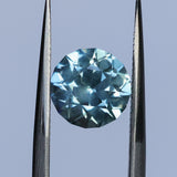 2.38CT ROUND PRECISION CUT MONTANA SAPPHIRE, MEDIUM BLUE, UNTREATED, 7.69X5.31MM