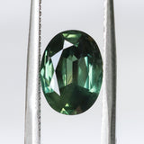 2.92CT OVAL AUSTRALIAN SAPPHIRE, DEEP FOREST GREEN, UNTREATED, 9.95X7.14X4.28MM