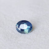 2.07CT OVAL MADAGASCAR SAPPHIRE, MEDIUM TEAL BLUE, UNTREATED, 8.1X6.6X5.1MM