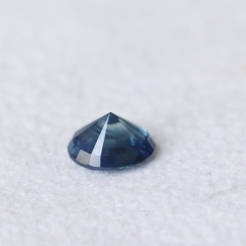 2.07CT OVAL MADAGASCAR SAPPHIRE, MEDIUM TEAL BLUE, UNTREATED, 8.1X6.6X5.1MM