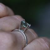 1.48CT ROUND MONTANA SAPPHIRE, LIGHT EARTHY TEAL, 6.7MM