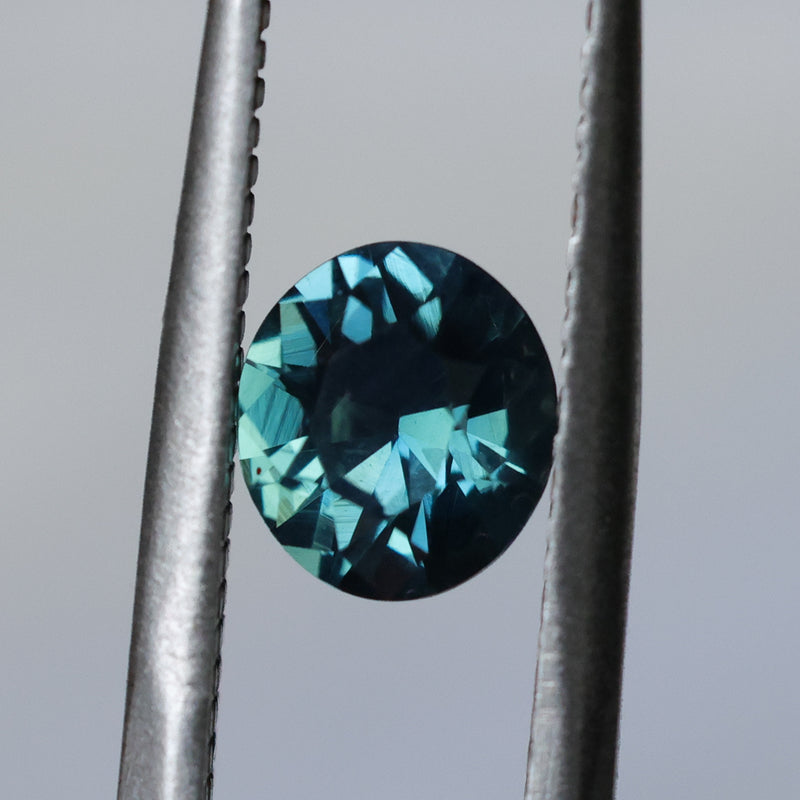 1.16CT OVAL MADAGASCAR SAPPHIRE, MEDIUM TEAL, 6.48X5.94X3.81MM