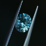 1.35CT PRECISION CUT OVAL MONTANA SAPPHIRE, LIGHT BLUE TEAL, 7.2X5.8X4.3MM