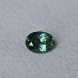 1.64CT OVAL AUSTRALIAN SAPPHIRE, FOREST GREEN WITH LIGHT BLUE, UNTREATED, 7.7X5.92X3.98MM