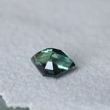 2.24CT BRILLIANT SHIELD MADAGASCAR SAPPHIRE, TEAL BLUE GREEN, 8.66X6.83X5.15MM