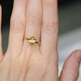 1.62CT GEO-MARQUISE MADAGASCAR SAPPHIRE, BICOLOR YELLOW WHITE, 10X5.85X4MM