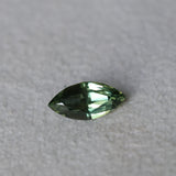 1.28CT AUSTRALIAN MARQUISE SAPPHIRE, PARTI LIGHT AND DARK GREEN, UNTREATED, 9.9X4.88X3.22MM