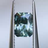 1.30CT RADIANT CUT MONTANA SAPPHIRE, MEDIUM BLUE, 6.9X5.07X3.7MM