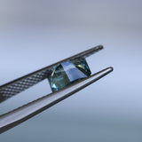 1.30CT RADIANT CUT MONTANA SAPPHIRE, MEDIUM BLUE, 6.9X5.07X3.7MM