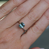 1.30CT RADIANT CUT MONTANA SAPPHIRE, MEDIUM BLUE, 6.9X5.07X3.7MM