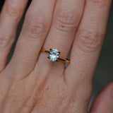 1.20CT MONTANA OVAL BRILLIANT PRECISION CUT SAPPHIRE, POWDER BLUE, UNTREATED, 7.08X5.50X4.10MM