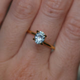 1.20CT MONTANA OVAL BRILLIANT PRECISION CUT SAPPHIRE, POWDER BLUE, UNTREATED, 7.08X5.50X4.10MM