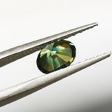 1.90CT OVAL BRILLIANT AUSTRALIAN SAPPHIRE, TEAL GREEN, UNTREATED, 7.95X5.98X4.72MM