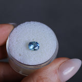 1.00CT PRECISION CUT OVAL CUSHION MONTANA SAPPHIRE, PARTI BRIGHT CORNFLOWER BLUE, 6.2X5.2X3.9MM