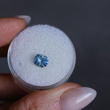 1.00CT PRECISION CUT OVAL CUSHION MONTANA SAPPHIRE, PARTI BRIGHT CORNFLOWER BLUE, 6.2X5.2X3.9MM