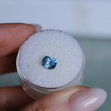1.00CT PRECISION CUT OVAL CUSHION MONTANA SAPPHIRE, PARTI BRIGHT CORNFLOWER BLUE, 6.2X5.2X3.9MM