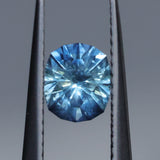 1.00CT PRECISION CUT OVAL CUSHION MONTANA SAPPHIRE, PARTI BRIGHT CORNFLOWER BLUE, 6.2X5.2X3.9MM