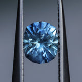 1.00CT PRECISION CUT OVAL CUSHION MONTANA SAPPHIRE, PARTI BRIGHT CORNFLOWER BLUE, 6.2X5.2X3.9MM