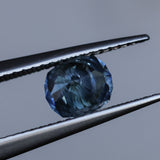 1.00CT PRECISION CUT OVAL CUSHION MONTANA SAPPHIRE, PARTI BRIGHT CORNFLOWER BLUE, 6.2X5.2X3.9MM
