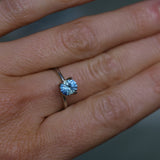 1.00CT PRECISION CUT OVAL CUSHION MONTANA SAPPHIRE, PARTI BRIGHT CORNFLOWER BLUE, 6.2X5.2X3.9MM