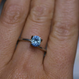1.00CT PRECISION CUT OVAL CUSHION MONTANA SAPPHIRE, PARTI BRIGHT CORNFLOWER BLUE, 6.2X5.2X3.9MM