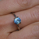 1.00CT PRECISION CUT OVAL CUSHION MONTANA SAPPHIRE, PARTI BRIGHT CORNFLOWER BLUE, 6.2X5.2X3.9MM