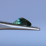 2.03CT OVAL MADAGASCAR SAPPHIRE, PARTI BLUE GREEN YELLOW, UNTREATED, 8.6X6.1X4.5MM