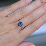 1.82CT ELONGATED CUSHION MADAGASCAR SAPPHIRE, ROYAL BLUE, UNTREATED, 8.2X6.4X4.1MM