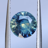 2.55CT ROUND MADAGASCAR SAPPHIRE, PARTI OPALESCENT, UNTREATED, 8X5.1MM