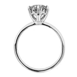Lotus Six Prong Solitaire, Stackable -Setting