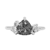 Mountainscape Diamond Cluster Ring - Setting