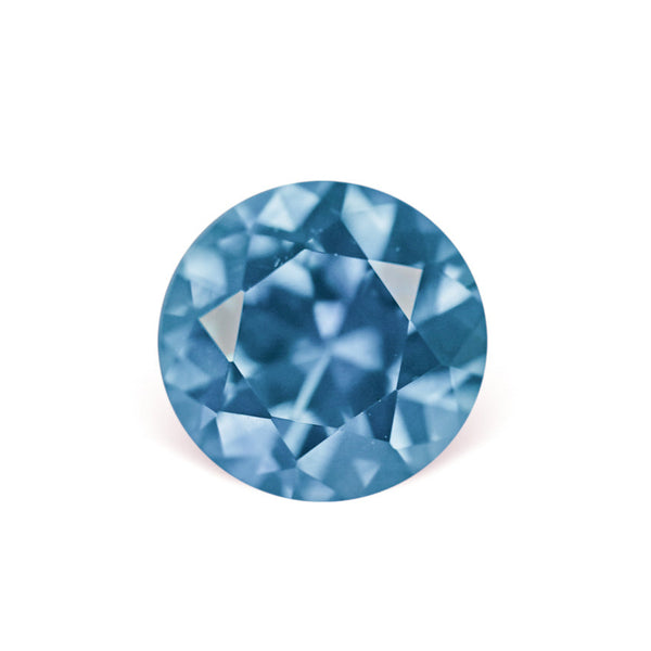 1.29CT ROUND PRECISION CUT MONTANA SAPPHIRE, MEDIUM DENIM BLUE, 6.4×4.4MM