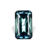 1.54CT ELONGATED PRECISION "SCISSOR" CUT MONTANA SAPPHIRE, TEAL BLUE, 7.9X4.9MM