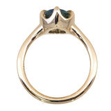 3.16ct Unheated Madagascar Marquise Sapphire Low Profile 6 Prong Solitaire in 14k Yellow Gold