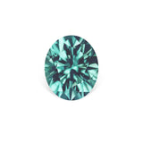 1.81CT PRECISION CUT OVAL BRILLIANT MONTANA SAPPHIRE, TEAL, 7.6x6.4MM